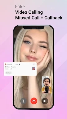 Fake video call - Prank call screenshots