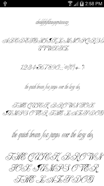 Love Fonts Message Maker screenshots