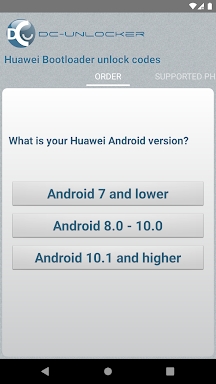 DC Huawei Bootloader Codes screenshots