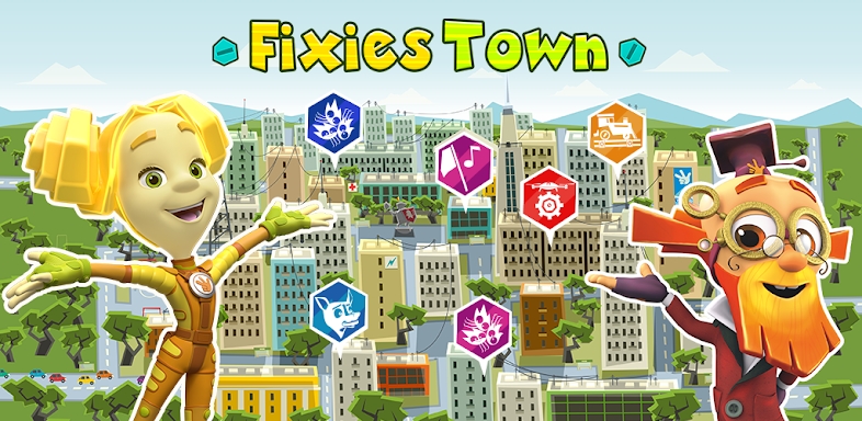 The Fixies Town Cool Kid Games screenshots