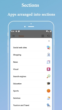 All social media browser in one app screenshots