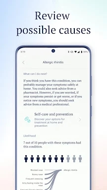 Ada – check your health screenshots