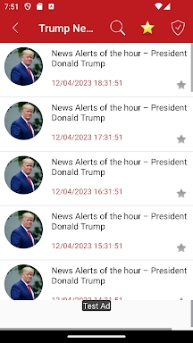 Trump Alerts- Daily updates screenshots