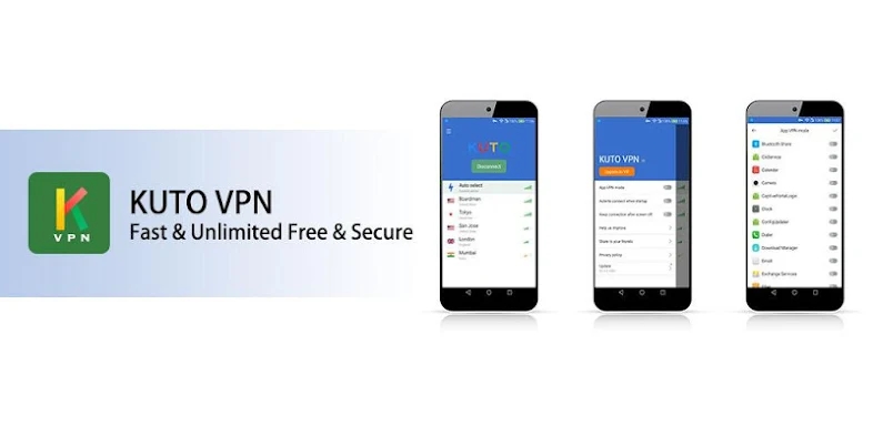 KUTO VPN - A fast, secure VPN screenshots