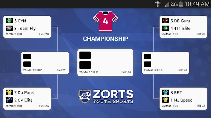 Zorts Sports screenshots