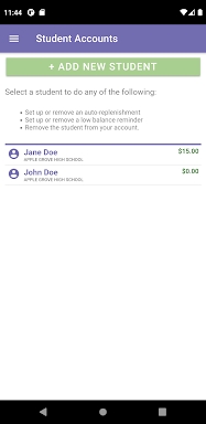 School Payment Portal Mobile screenshots