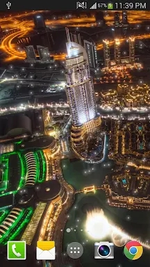 Dubai Night Live Wallpaper PRO screenshots