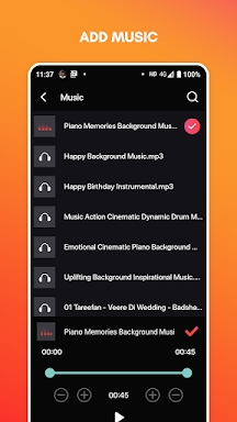 Video Maker with Songs & Photo screenshots