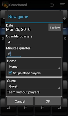 Basketball Score screenshots