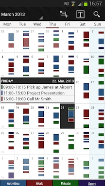 Business Calendar screenshots
