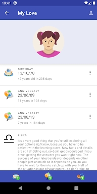 Birthday Manager screenshots