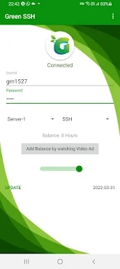 Green SSH screenshots