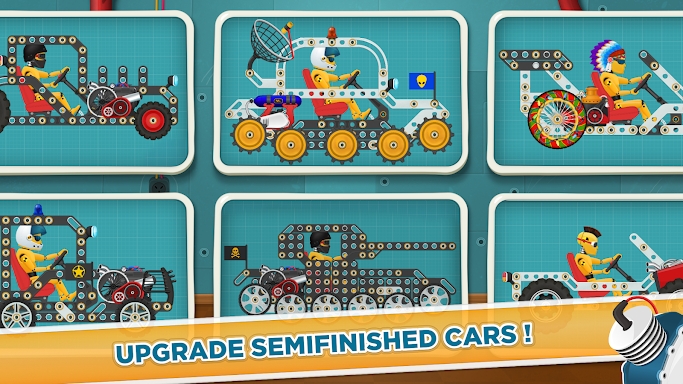 Car Builder & Racing for Kids screenshots
