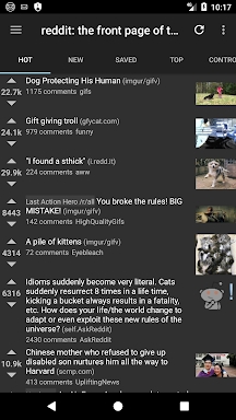 rif is fun for Reddit screenshots