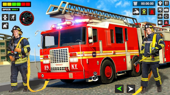 Firefighter FireTruck Games screenshots