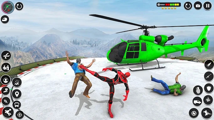 Spider Rope Games - Crime Hero screenshots