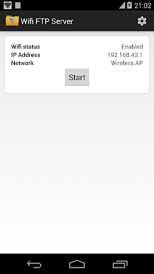 WiFi FTP Server screenshots