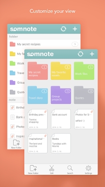 SomNote - Beautiful note app screenshots