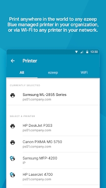 ezeep Blue Printer App screenshots