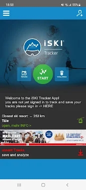 iSKI Tracker screenshots