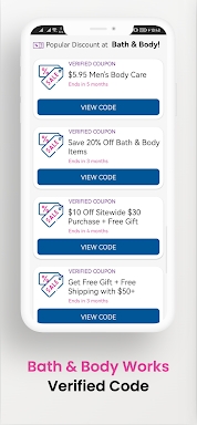 Bath and Body Works Coupon screenshots