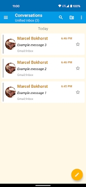 FairEmail, privacy aware email screenshots