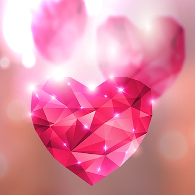 Diamond Hearts Live Wallpaper screenshots
