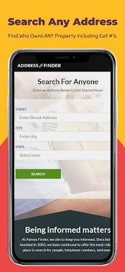 Address Lookup Search app screenshots