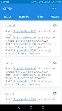 KSWEB: web developer kit screenshots