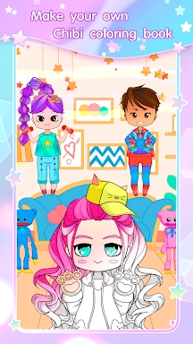 Chibi Doll Dress up & Coloring screenshots
