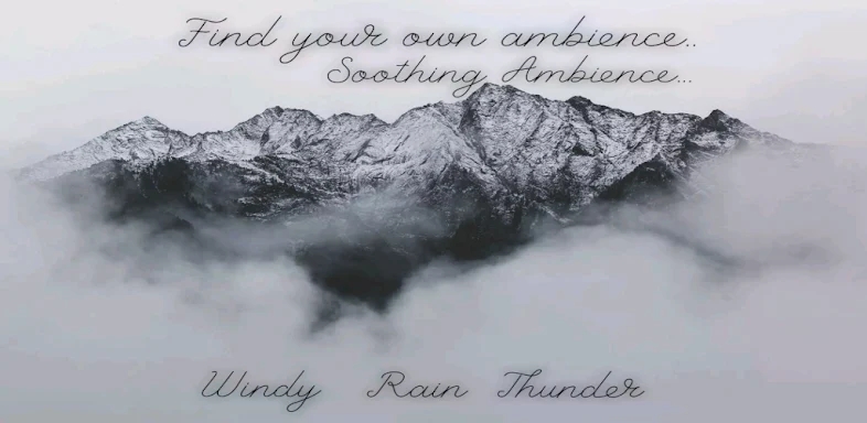 Soothing Ambience – Rain, Thunder, Wind screenshots
