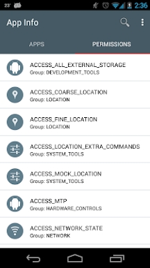 App Info screenshots