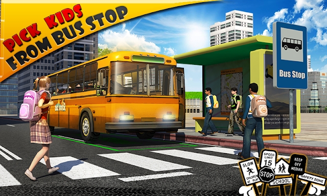 Schoolbus Driver 3D SIM screenshots