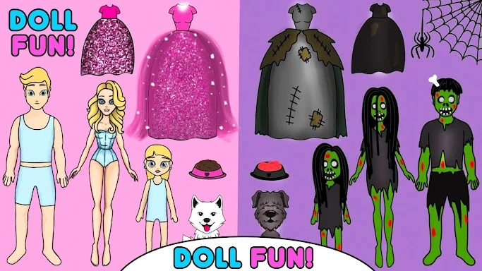 Chibi Dolls Dress Up Makeover screenshots