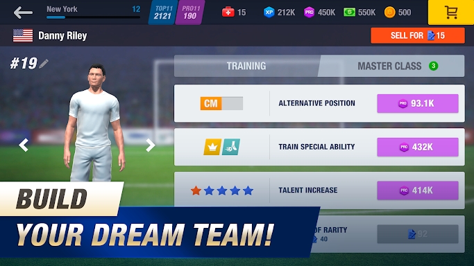 11x11: Soccer Club Manager screenshots