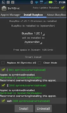 BusyBox screenshots