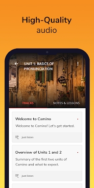 Camino Spanish screenshots