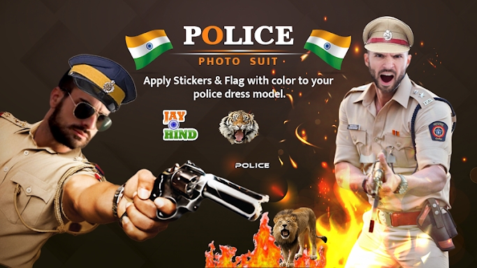 Police Suit Editor - Men Photo screenshots