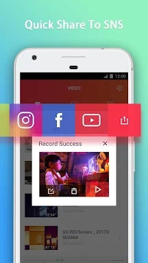 GO Recorder – Screen Recorder, Video Editor screenshots