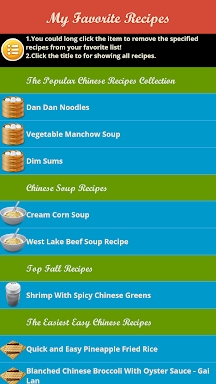 Chinese Recipes screenshots
