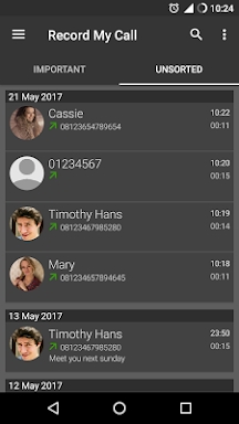 RMC: Android Call Recorder screenshots
