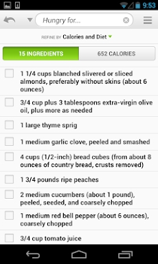 Recipes & Nutrition screenshots