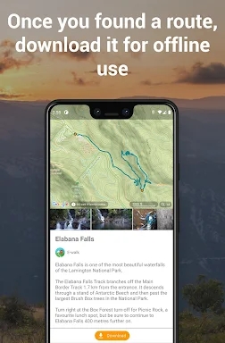 E-walk - Hiking offline GPS screenshots