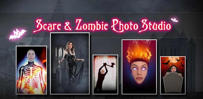 Scare & Zombie Photo Studio screenshots