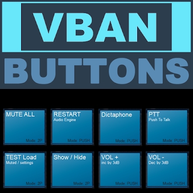 VBAN Buttons screenshots