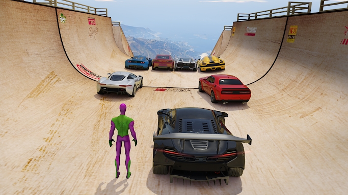 Mega Ramp Car Stunt Hero Games screenshots