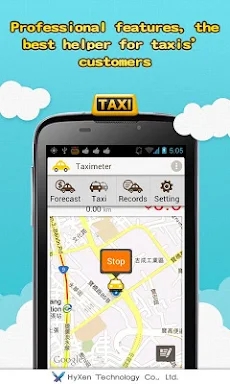 Taximeter screenshots