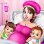 Pregnant Mom & Twin Baby Game icon