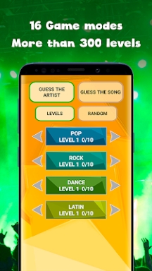 Guess the song music quiz game screenshots