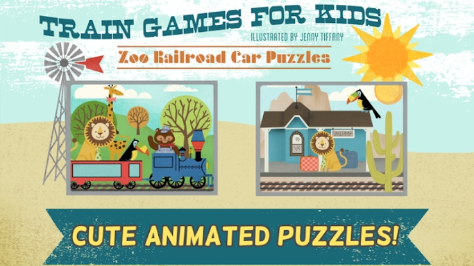 Train Games for Kids: Puzzles screenshots